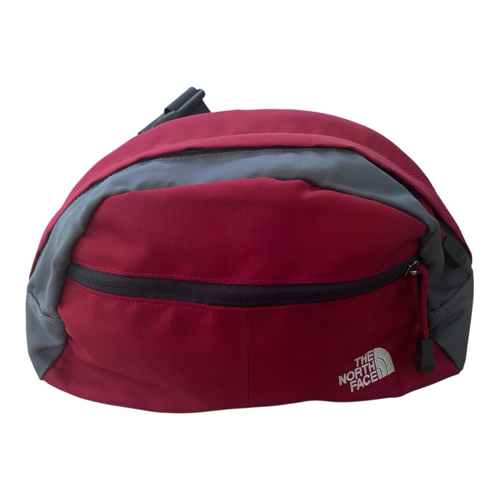 The North Face Roo II Lumbar Bag Waist Fanny Pack Red Adjustable Hiking Outdoor